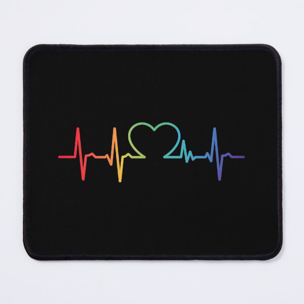 Item preview, Rainbow Heartbeat Pulse Love Pride designed and sold by Dmo3HarkoArt.