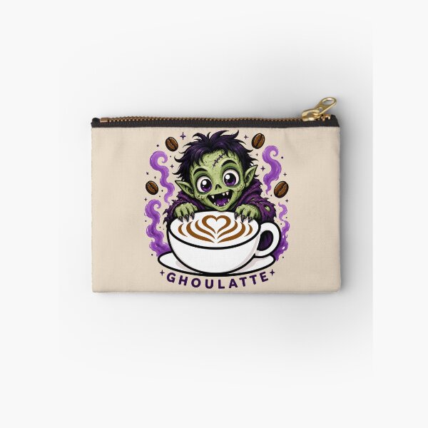 Item preview, ☕ BREWED BEASTIES COLLECTION ☕ -  SPOOKY SEASON MATES - Ghoulatte designed and sold by WheelieGdArt.