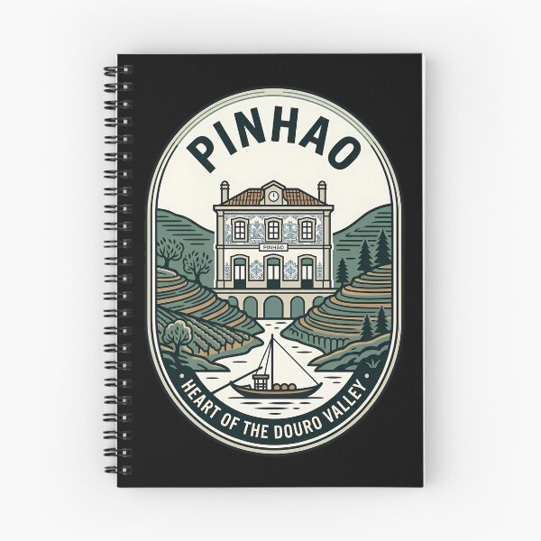 Item preview, Pinhão Portugal Douro Valley Vintage Travel Emblem designed and sold by k3rstman1.