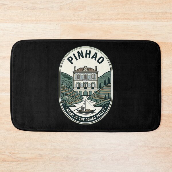 Item preview, Pinhão Portugal Douro Valley Vintage Travel Emblem designed and sold by k3rstman1.