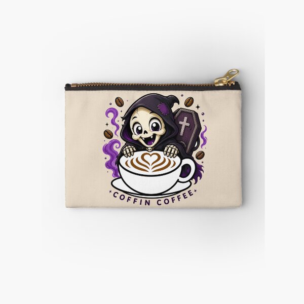Item preview, ☕ BREWED BEASTIES COLLECTION ☕ -  SPOOKY SEASON MATES - Coffin Coffee Crew designed and sold by WheelieGdArt.