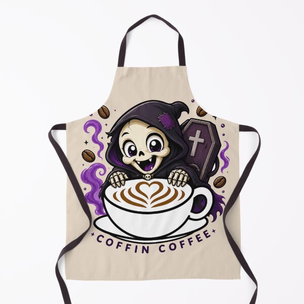 Item preview, ☕ BREWED BEASTIES COLLECTION ☕ - SPOOKY SEASON MATES - Coffin Coffee Crew designed and sold by WheelieGdArt.