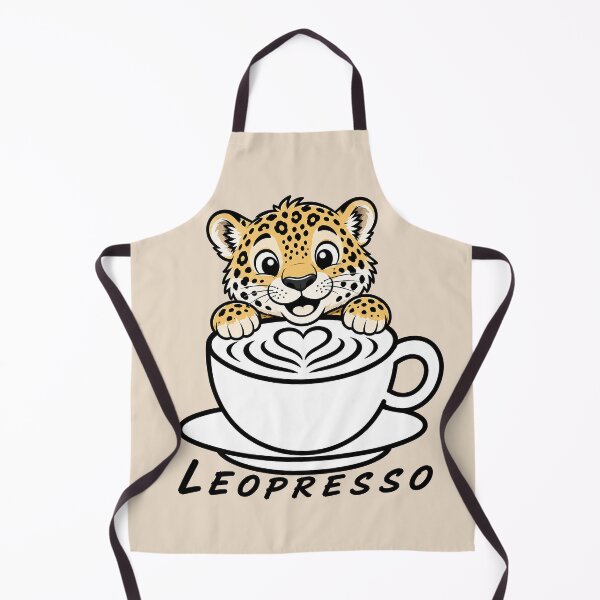 Item preview, ☕ BREWED BEASTIES COLLECTION ☕ - WILDLIFE PALS - Leopresso designed and sold by WheelieGdArt.