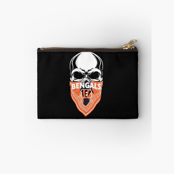 Item preview, Bengals Orange Bandana Skull Game designed and sold by ufeldris.