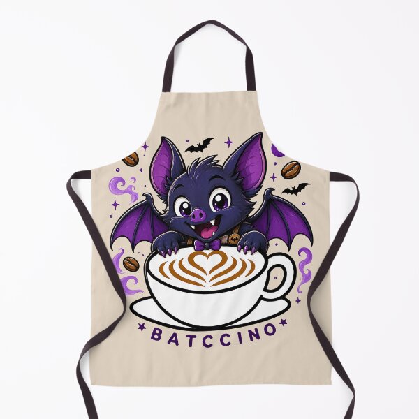 Item preview, ☕ BREWED BEASTIES COLLECTION ☕ - SPOOKY SEASON MATES - Batccino designed and sold by WheelieGdArt.