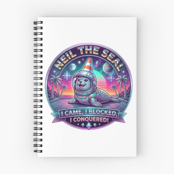 Item preview, I Came, I Blocked, I Conquered – Neil the Seal designed and sold by Sloyar.