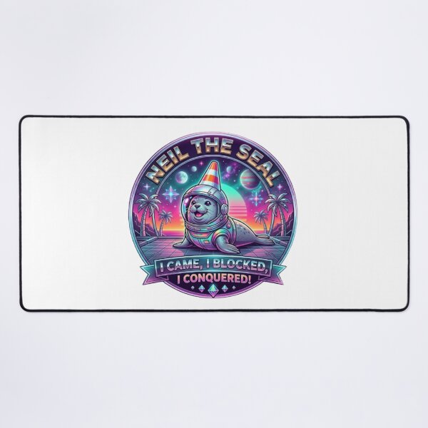 Item preview, I Came, I Blocked, I Conquered – Neil the Seal designed and sold by Sloyar.