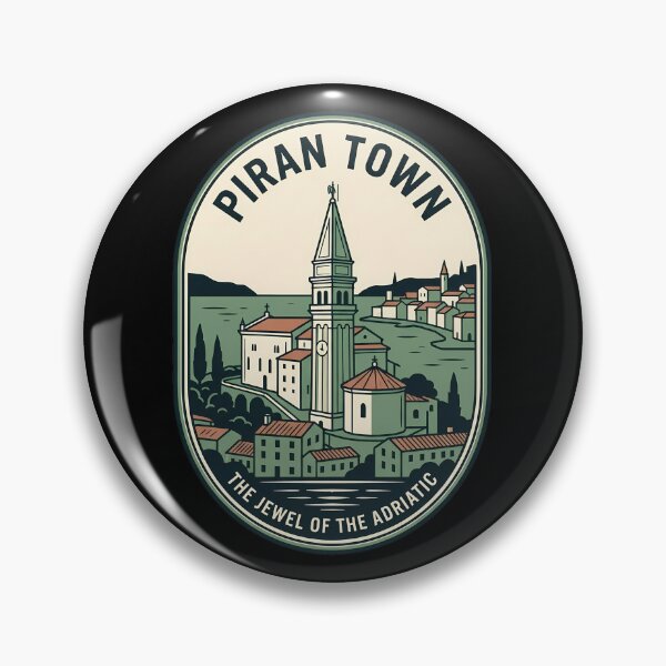 Item preview, Piran Slovenia Vintage Travel Emblem Adriatic Coast designed and sold by k3rstman1.