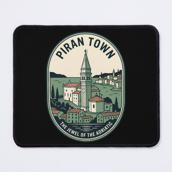 Item preview, Piran Slovenia Vintage Travel Emblem Adriatic Coast designed and sold by k3rstman1.