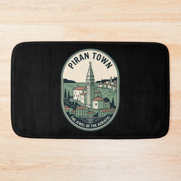 Item preview, Piran Slovenia Vintage Travel Emblem Adriatic Coast designed and sold by k3rstman1.