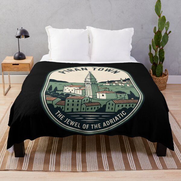 Item preview, Piran Slovenia Vintage Travel Emblem Adriatic Coast designed and sold by k3rstman1.