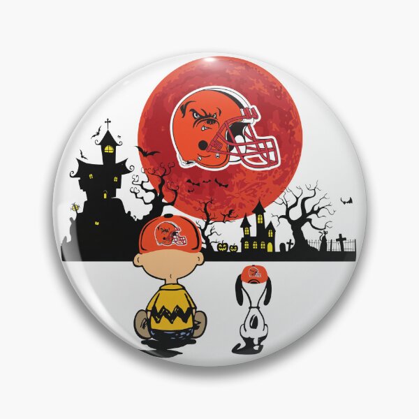 Item preview, Cleveland Spooky Football Moon Halloween Night designed and sold by ufeldris.