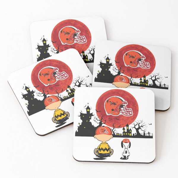 Item preview, Cleveland Spooky Football Moon Halloween Night designed and sold by ufeldris.
