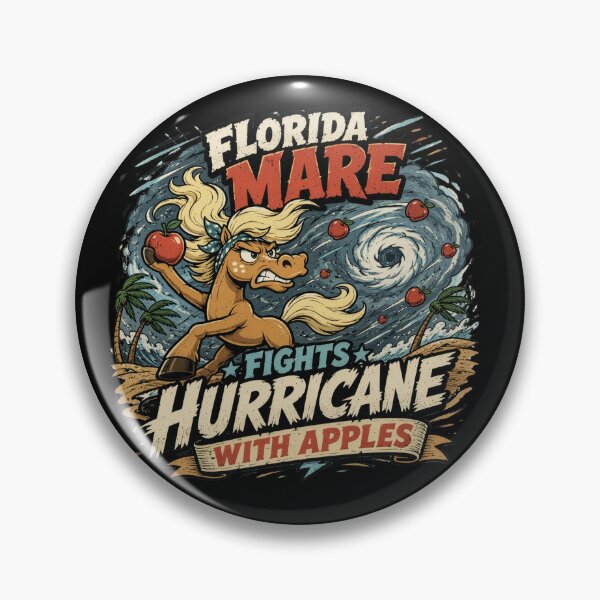Item preview, Florida Mare Fights Hurricane with Apples! designed and sold by broniesunite.