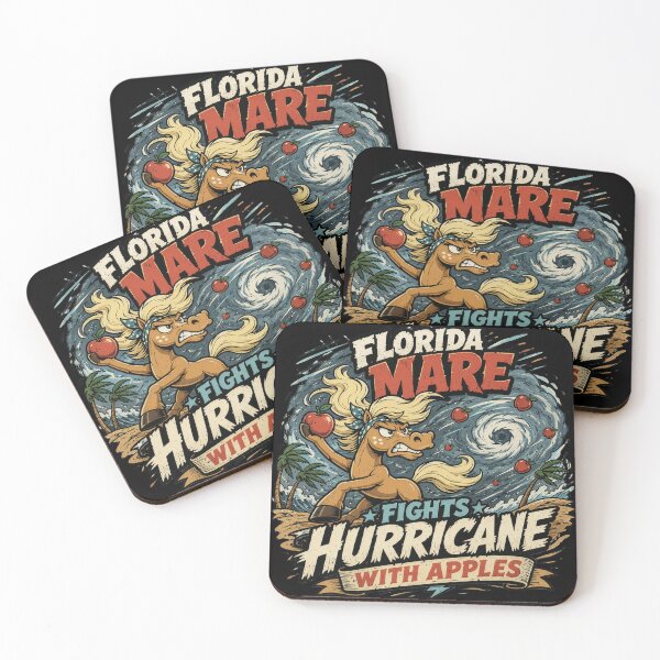 Item preview, Florida Mare Fights Hurricane with Apples! designed and sold by broniesunite.
