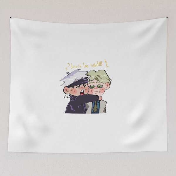 Item preview, Comforting White Haired Sorcerer Hugging Crying Salaryman Friend designed and sold by JohnnyFive8.