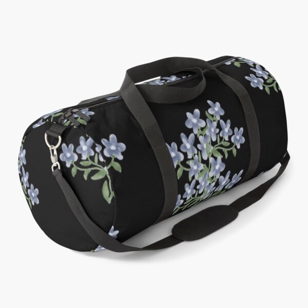 Item preview, Moody Periwinkle Blue Floral Botanical Cluster Pattern designed and sold by Jyoti-Quotes.