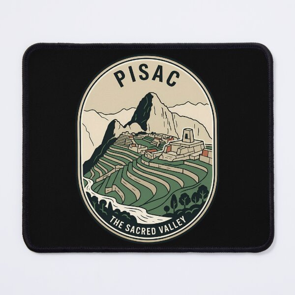 Item preview, Pisac Peru Sacred Valley Vintage Travel Emblem designed and sold by k3rstman1.