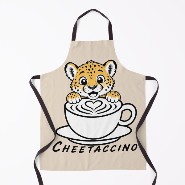 Item preview, ☕ BREWED BEASTIES COLLECTION ☕ - WILDLIFE PALS - Cheetaccino designed and sold by WheelieGdArt.