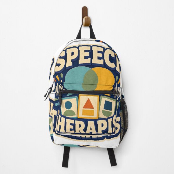Item preview, Speech Therapist Sound Wave School Pin designed and sold by Freshloop Studio | Whimsical Vintage Art.