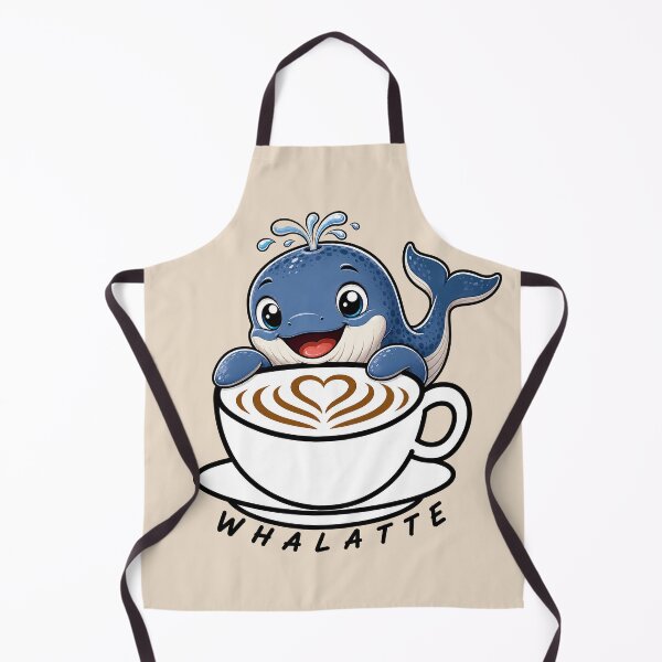Item preview, ☕ BREWED BEASTIES COLLECTION ☕ - SEA SIDEKICKS - Whalatte designed and sold by WheelieGdArt.