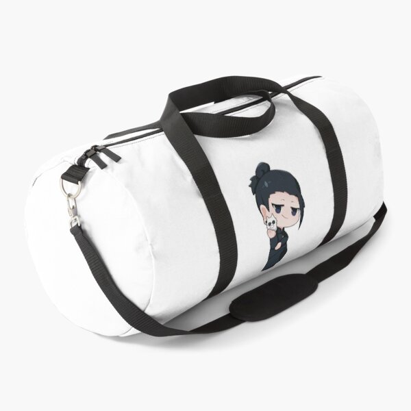 Item preview, High School Bun Hair Sorcerer Holding White Mascot Plush designed and sold by JohnnyFive8.