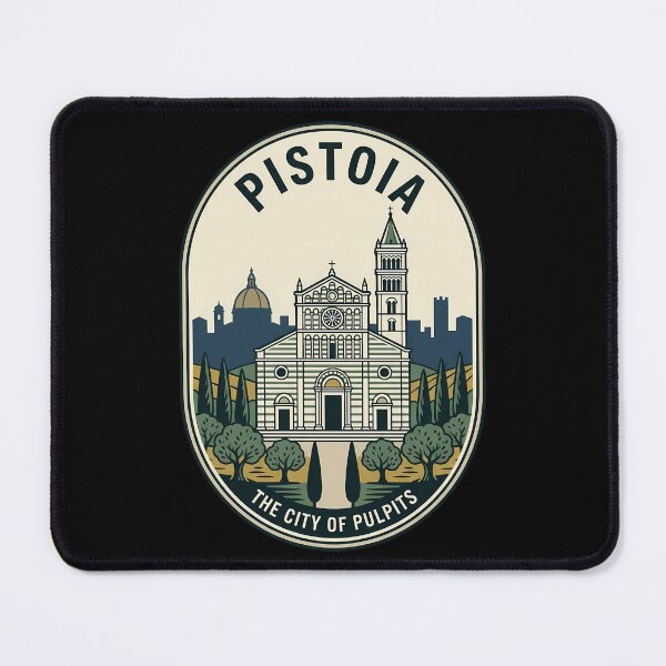 Item preview, Pistoia Italy Vintage Travel Emblem Retro Badge designed and sold by k3rstman1.