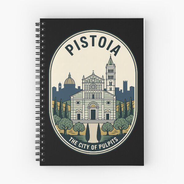 Item preview, Pistoia Italy Vintage Travel Emblem Retro Badge designed and sold by k3rstman1.