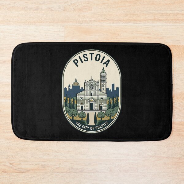 Item preview, Pistoia Italy Vintage Travel Emblem Retro Badge designed and sold by k3rstman1.