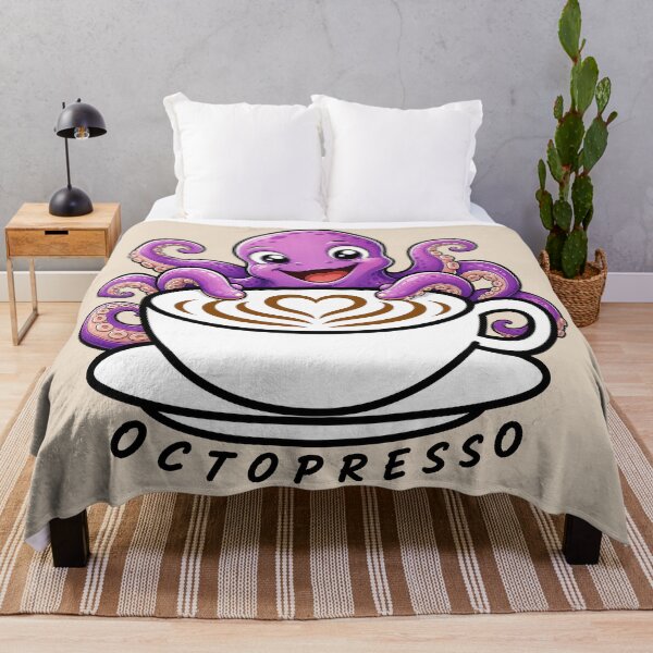 Item preview, ☕ BREWED BEASTIES COLLECTION ☕ - SEA SIDEKICKS - Octopresso designed and sold by WheelieGdArt.