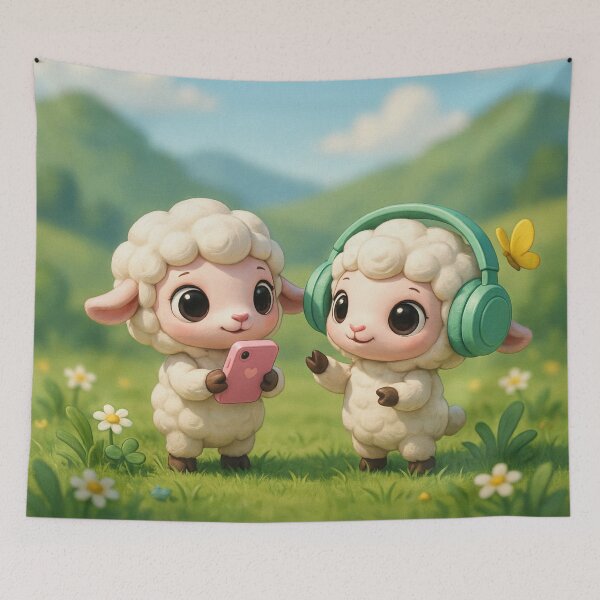 Item preview, Cheerful sheep. designed and sold by elegantpaterns.