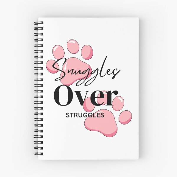 Item preview, Snuggles Over Struggles – Cute Dog Mom Paw Print Shirt T-Shirt designed and sold by PawsAndPallette .