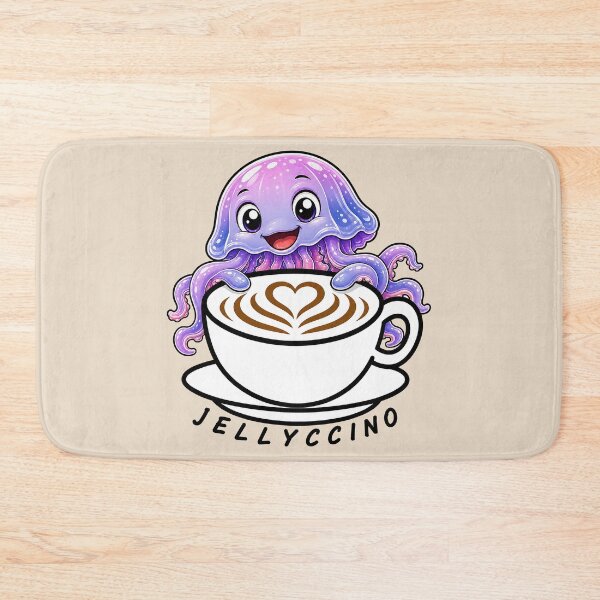 Item preview, ☕ BREWED BEASTIES COLLECTION ☕ -  SEA SIDEKICKS - Jellyccino designed and sold by WheelieGdArt.