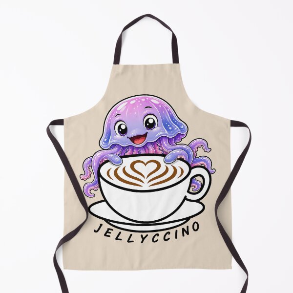 Item preview, ☕ BREWED BEASTIES COLLECTION ☕ - SEA SIDEKICKS - Jellyccino designed and sold by WheelieGdArt.