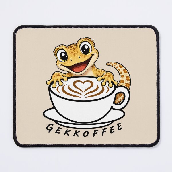 Item preview, ☕ BREWED BEASTIES COLLECTION ☕ - REPTILE REGULARS & AMPHIBIAN AMIGOS - Gekkoffee designed and sold by WheelieGdArt.
