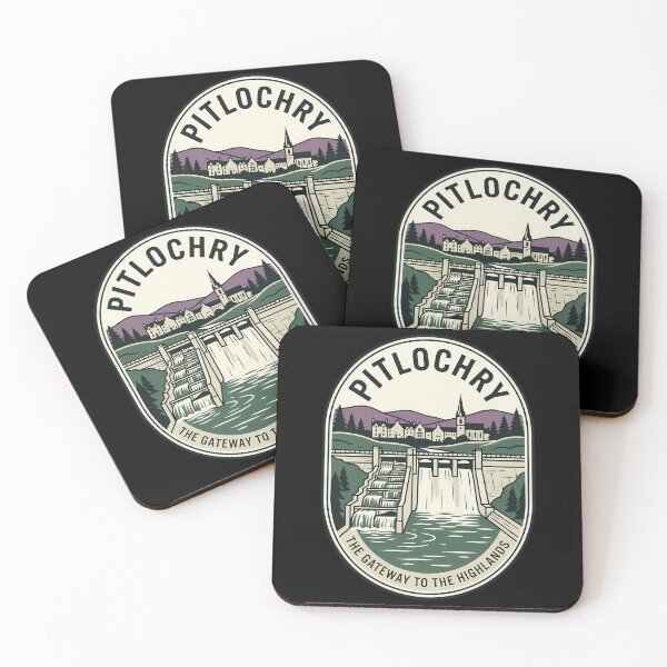 Item preview, Pitlochry Scotland Gateway Highlands Vintage Travel Emblem designed and sold by k3rstman1.