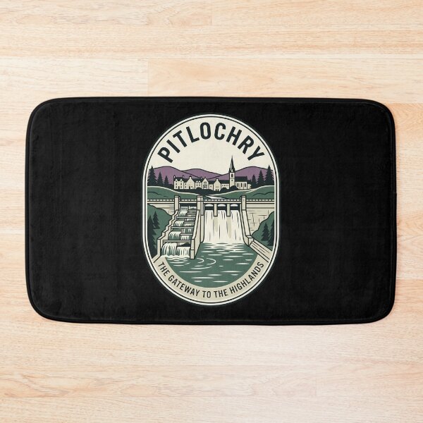 Item preview, Pitlochry Scotland Gateway Highlands Vintage Travel Emblem designed and sold by k3rstman1.
