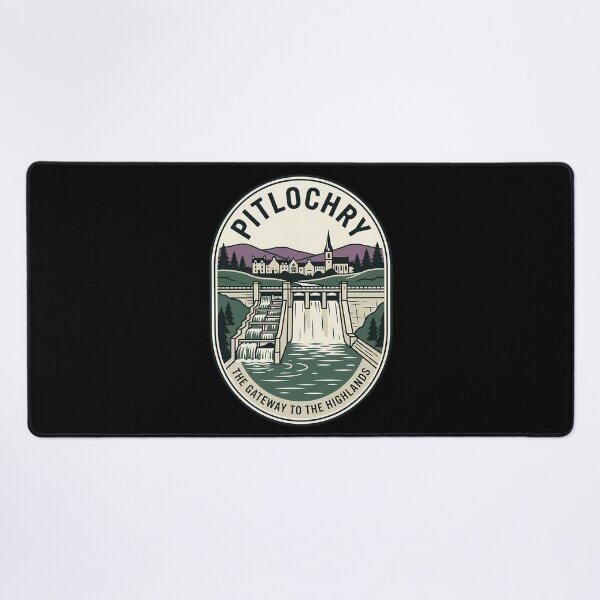 Item preview, Pitlochry Scotland Gateway Highlands Vintage Travel Emblem designed and sold by k3rstman1.
