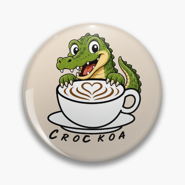 Item preview, ☕ BREWED BEASTIES COLLECTION ☕ -  REPTILE REGULARS  & AMPHIBIAN AMIGOS - Croc Koa designed and sold by WheelieGdArt.
