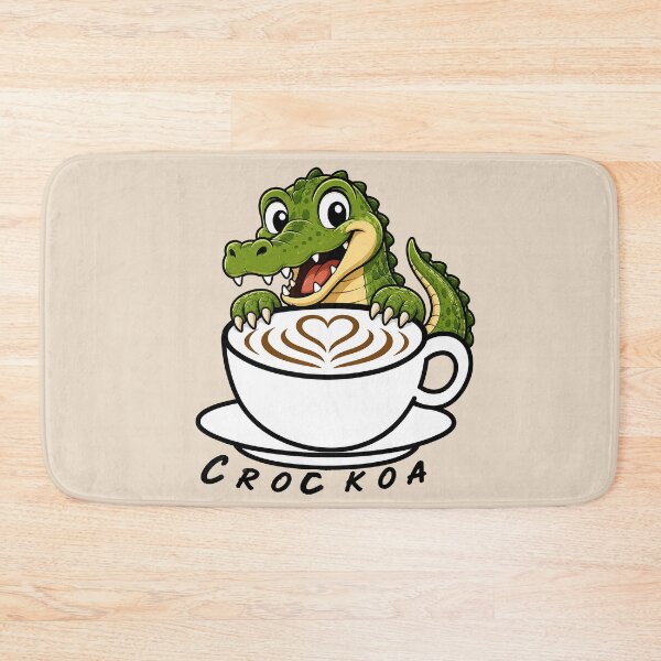 Item preview, ☕ BREWED BEASTIES COLLECTION ☕ -  REPTILE REGULARS  & AMPHIBIAN AMIGOS - Croc Koa designed and sold by WheelieGdArt.