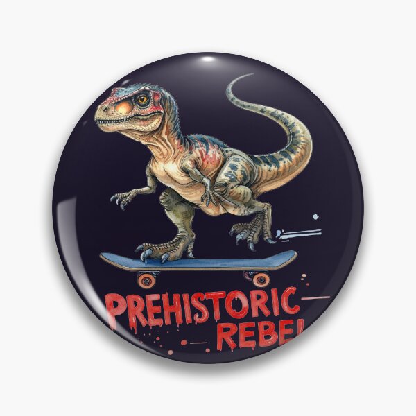 Item preview, Dino Skater – Prehistoric Rebel designed and sold by LiskoDesign.