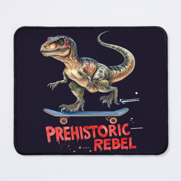Item preview, Dino Skater – Prehistoric Rebel designed and sold by LiskoDesign.