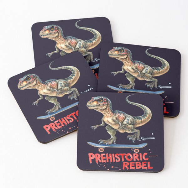 Item preview, Dino Skater – Prehistoric Rebel designed and sold by LiskoDesign.