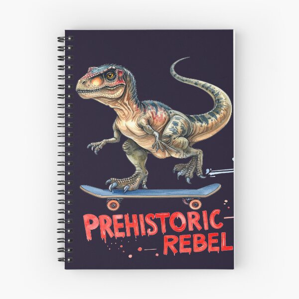 Item preview, Dino Skater – Prehistoric Rebel designed and sold by LiskoDesign.