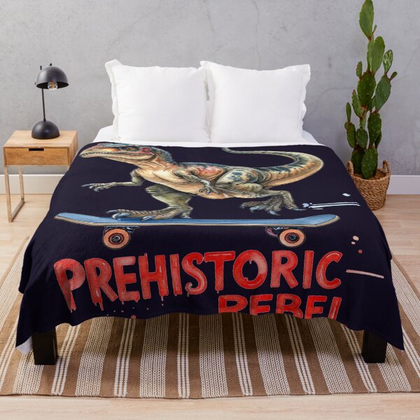 Item preview, Dino Skater – Prehistoric Rebel designed and sold by LiskoDesign.
