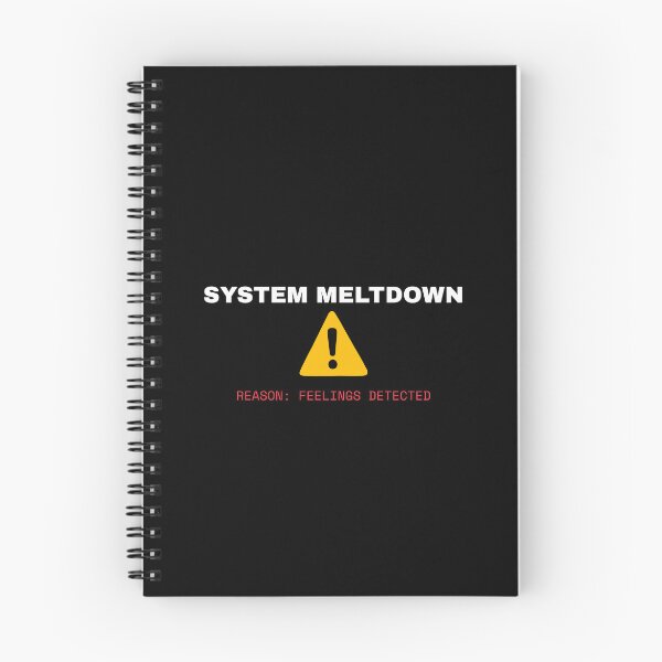 Item preview, System Meltdown Feelings Detected - Aesthetic Glitch Streetwear designed and sold by GLITCH & SOUL.