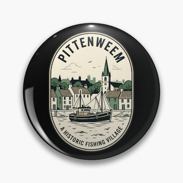 Item preview, Vintage Travel Emblem Pittenweem Scottish Fishing Village designed and sold by k3rstman1.