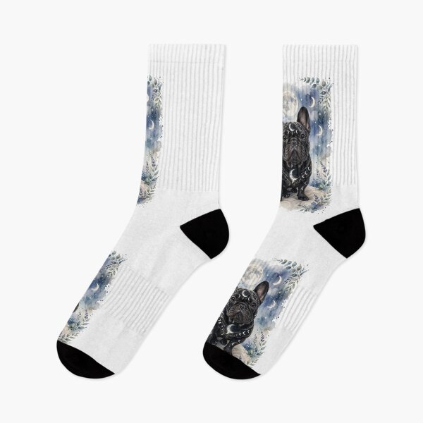 Item preview, Mystic Moon French Bulldog Watercolor Magical Night Sky Dog Design designed and sold by shallia.