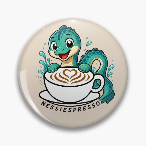 Item preview, ☕ BREWED BEASTIES COLLECTION ☕ -  CRYPTID CHUMS - Nessiespresso designed and sold by WheelieGdArt.