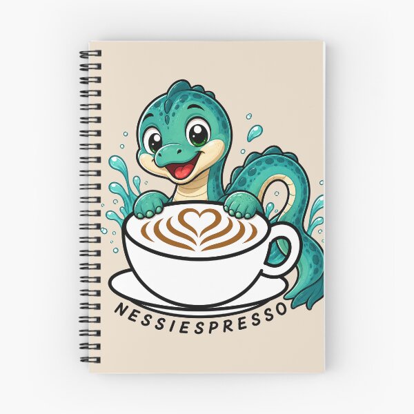 Item preview, ☕ BREWED BEASTIES COLLECTION ☕ -  CRYPTID CHUMS - Nessiespresso designed and sold by WheelieGdArt.